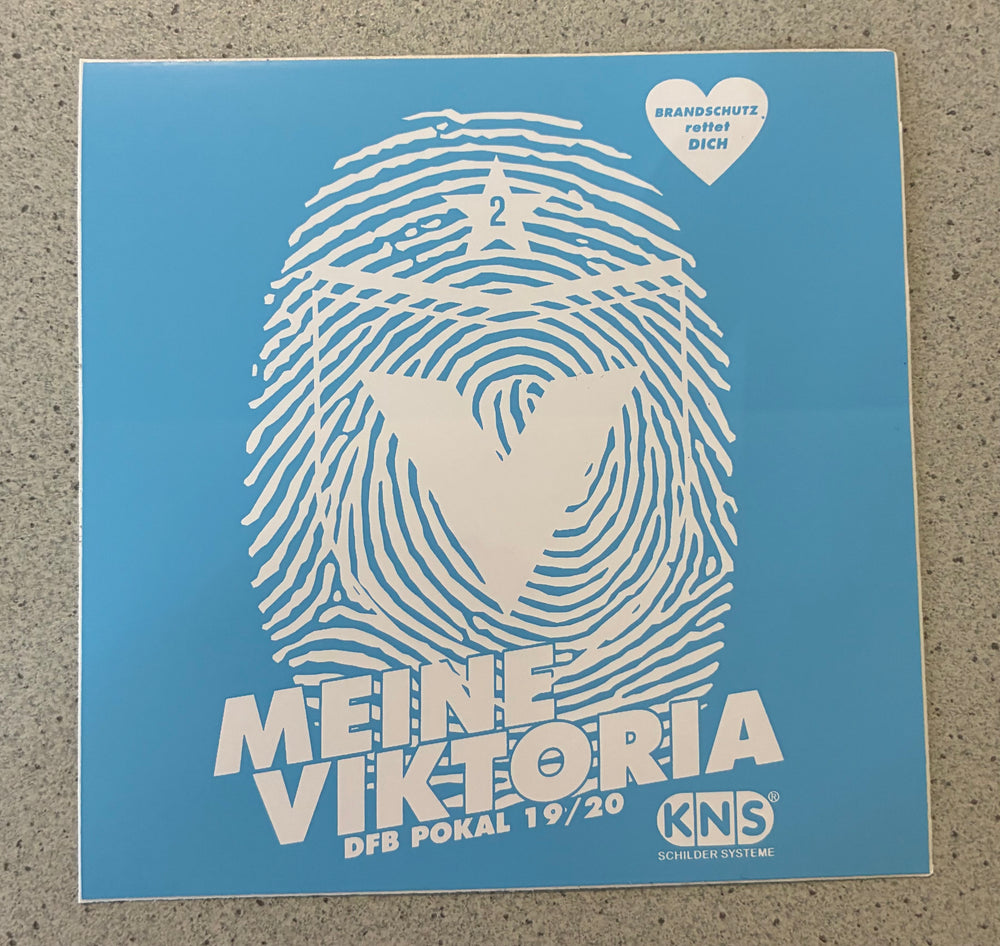 Sticker "DNA - Fingerabdruck" Meine Viktoria DFB Pokal 19/20