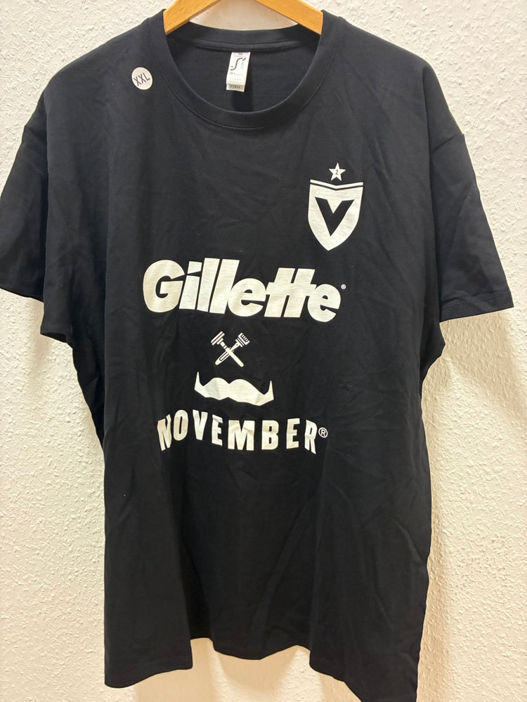 T-Shirt schwarz Movemember FC Viktoria x Gillette